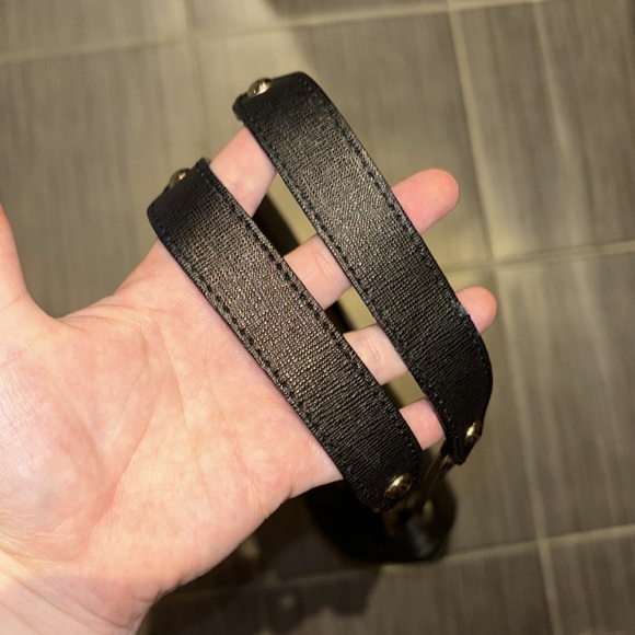 FURLA Genuine Leather Double Strap Chain Bag 🇮🇹 - Picture 13 of 15